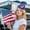 Blue, variant on Vaidha Patriotic Independence Day Hat & Hairpin Set | Red White & Blue Star Headwear for Adults Kids & Pets | 4th of July Party Accessories & Holiday Decorations