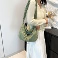 thumbnail image 2 of ZZ3132 Bolso casual plisado nailon moda-PZ20240723015440 Verde, 2 of 9