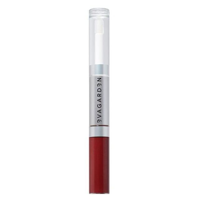 Crema labial de larga duración - 717 Crimson Red de Evagarden para mujeres - Lápiz labial de 0,13 oz