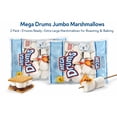 thumbnail image 3 of Mega Drums Jumbo Marshmallows, S’mores Ready, Extra Large Marshmallows for Roasting & Baking, 2 Pack, 3 of 4
