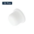 thumbnail image 4 of Uxcell 32Pcs White Rubber Stopper, 13.5mm Plug Holes for 13-13.3mm/0.51-0.52" Hole, 4 of 5