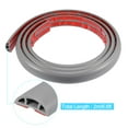 thumbnail image 3 of 0.4' W x 0.24' H 6.6ft Floor Cord Cover PVC Cable Protector Cable Management Grey, 3 of 6