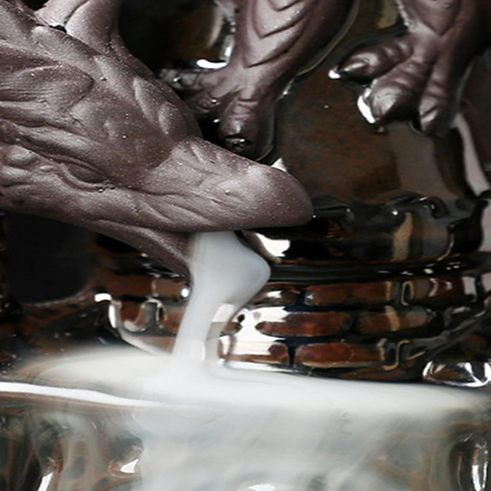 WLPZXP Backflow Incense Burner Dragon Backflow Incense Holder Home Decoration,Waterfall