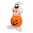 thumbnail image 2 of Halloween Pumpkin Ghost Inflatable Decoration Fun Simulation Innovative Halloween Party Decoration with LED Light 100?240V 4.1ft EU Plug, 2 of 8