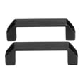 thumbnail image 3 of Spptty Poignée Rectangulaire, Poignée, 2 Pcs Poignée en Alliage d'Aluminium Ergonomique Exquise Robuste Durable Noire pour Armoire, 3 of 8