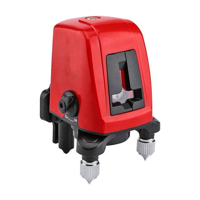 Herramientas Mini Láser Roja Proyector Línea Portátil 2 Líneas Punto Con Punto Mejorado (rojo) (sin Logotipo)