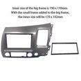 thumbnail image 4 of For Honda Civic 2006-2011 Stereo Radio Double 2 Din Dash Kit Fascia Dash Panel Trim-rhd, 4 of 5
