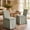 Green-Chenille, variant on Dayalane Modern Farmhouse Parsons Slipcover Dining Chairs Set of 2, High Back Linen Upholstered Kitchen Chairs with Removable Slipcover, Armless Oak Wooden Side Chair for Dining & Living, Green