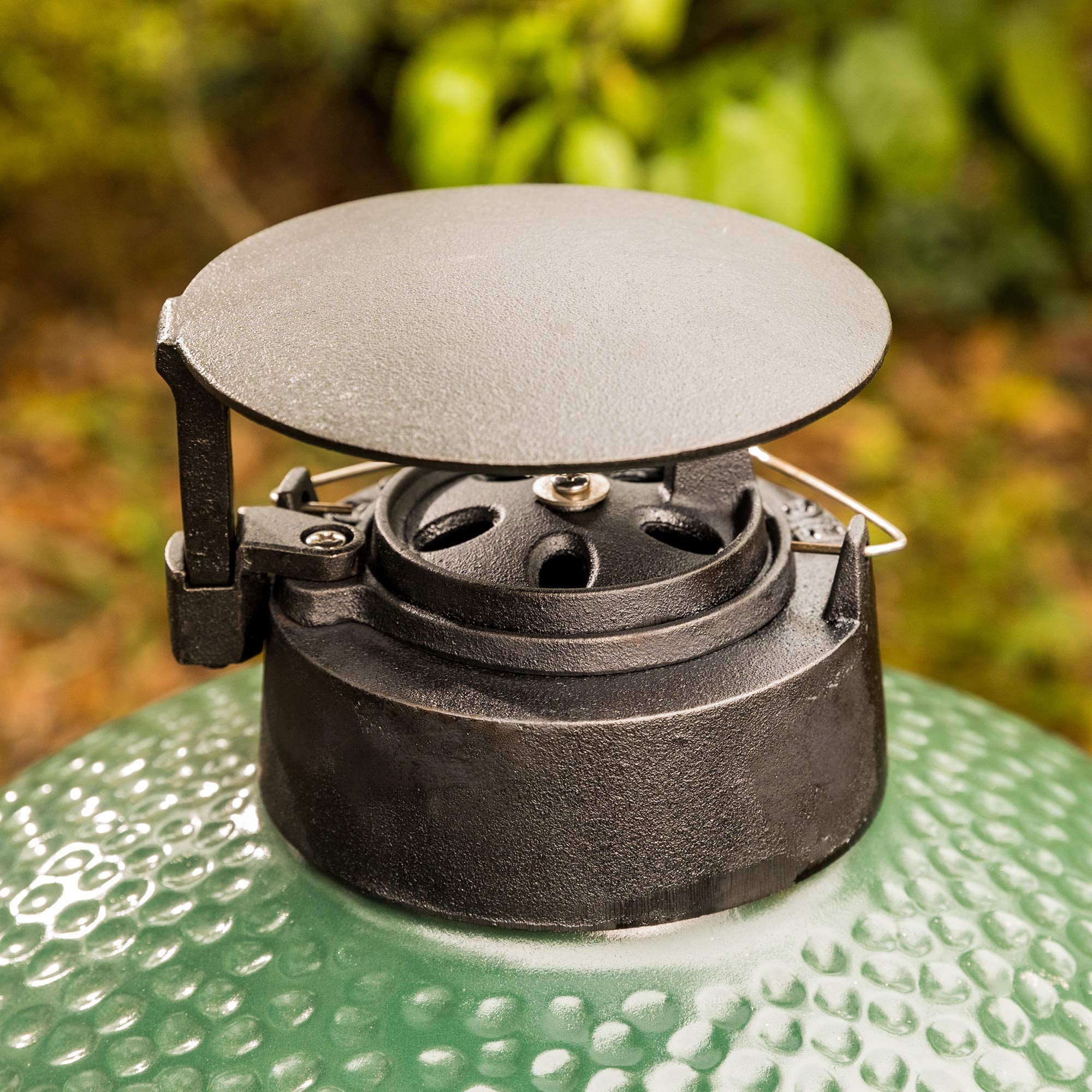 Big green top egg cap