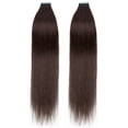 thumbnail image 5 of SEGO 20 Pcs Tape in Hair Extensions 100% Real Remy Human Hair Double Side Skin Tape Straight Silky Hair Clearance Black/Blonde/Red, 5 of 9