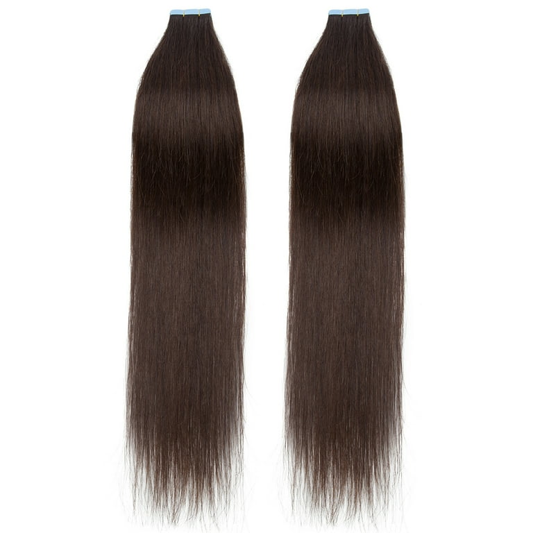 20 inch straight tape hair extensions double side tape in remy clearance h