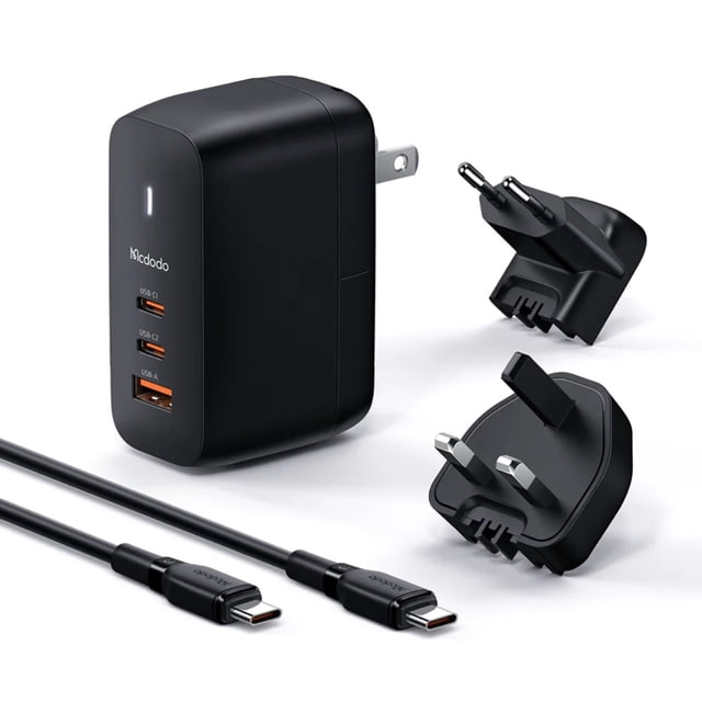 Adaptador de Carga Rápida Idenmex con Conexión Intercambiable y Cable USB C