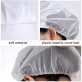 thumbnail image 3 of 4 Uds gorros de Chef-cocina panadero cocina redes para el cabello gorras de servicio de alimentos para adultos JAMW Sencillez, 3 of 5