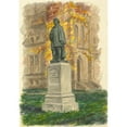 thumbnail image 2 of Robert R. Wiseman 18x24 Gold Ornate Framed and Double Matted Museum Art Print Titled - Statue Of&nbsp;Pierson, 2 of 4