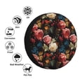 thumbnail image 4 of Naloa Rose Flowers PVC Leather Spare Tire Wheel Cover for Car Truck SUV Camper Trailer Universal Fit many size15 inch, 4 of 6