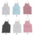 thumbnail image 4 of Unisex Kitchen Front Bolsets Delantal Grasa a prueba de ropa Chef cocinar BIB al aire libre BBQ Server Artist Bakery Restaurante Gadgets Pink Advancent HA010194-06, 4 of 6