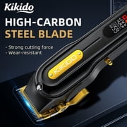 KIKIDO Professional Hair Clipper Set for Men - USB Rechargeable Haircut System for Barbers & Home Use