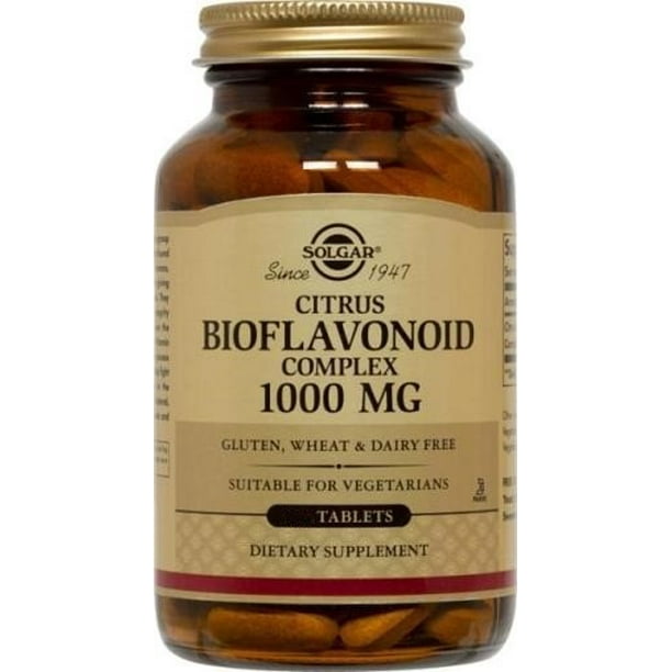 Solgar Citrus Bioflavonoid Complex 1000 mg Tablets, 250 Ct
