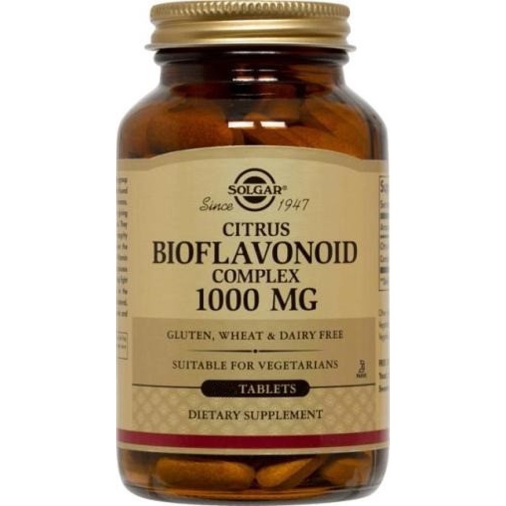 Solgar Citrus Bioflavonoid Complex 1000 mg Tablets, 250 Ct