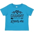 thumbnail image 3 of Inktastic My Grammy Loves Me Grandchild Girls Toddler T-Shirt, 3 of 5