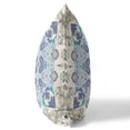 thumbnail image 2 of Amrita Sen Rose Box Suede Zippered Pillow w Insert by Amrita Sen in Off White and Blue, 2 of 5