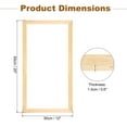 thumbnail image 2 of 2 Pack DIY Canvas Stretcher Bars, 20 x 12 Inch Canvas Frame Wooden Frames Kit Sturdy Stretcher Frames, 2 of 7