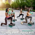 thumbnail image 5 of Yes4All Aerobic Step Platform, 18 inch with 4" 6" Adjustable Height Risers, for Fitness Workout (Neo Green), 5 of 5