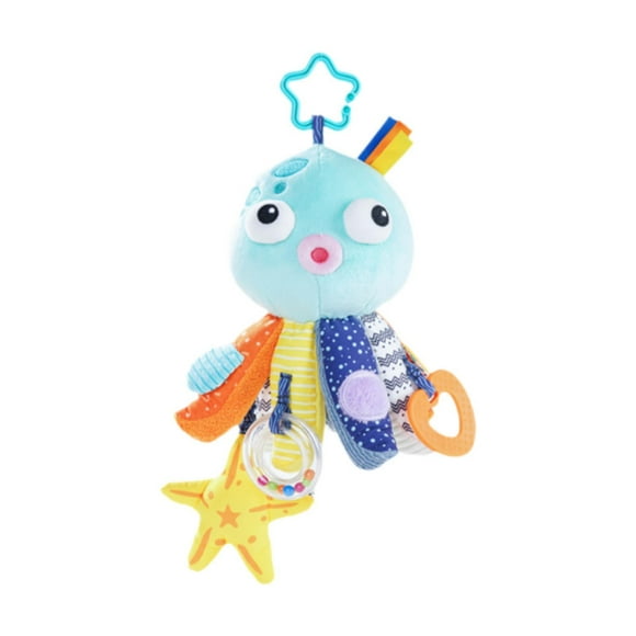 Manta para dormir tranquila,Manta de seguridad para bebé Juguete musical para recién nacidos,Manta de seguridad suave Manta de peluche Juguete,Toalla tranquilizadora para Pulpo de patas largas