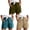 Blue 1PCS & Khaki 1PCS & AG 1PCS, variant on 3 Pack Cotton Linen Shorts for Women Plus Size Elastic Waist Drawstring Summer Beach Shorts with Pockets (Blue 1PCS & Khaki 1PCS & AG 1PCS, 5XL)