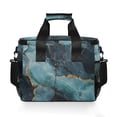 thumbnail image 7 of FORMRS Insulated Cooler Bag 24 Cans Capacity Soft Leakproof Lunch Box with Side Pockets, Black Marble, 7 of 7