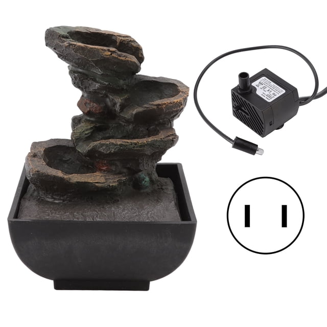 Tabletop Water Fountain,Tabletop Water Fountain Durable Indoor Fountain Tabletop Fountain User-Friendly Design