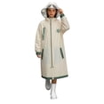 thumbnail image 2 of OGLCCG Kids Rain Coats with Hood, Lightweight Long Hooded Rain Jacket for Girls Boys, Waterproof Raincoat Rain Gear Size 3-14, 2 of 8