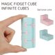 thumbnail image 4 of Muyoka Infinity Cube Fidget Toy, Sensory Stress Relief Descompresión Fidget Finger Toys Hand Mini Kill Time Toys Blue Muyoka Hogar, 4 of 7