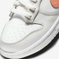 thumbnail image 5 of Big Kid's Nike Dunk Low White/Crimson Bliss (CW1590 101) - 7, 5 of 7