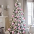 thumbnail image 4 of Adornos navideños feimajia, bolas navideñas, juegos colgantes de bolas navideñas, decoración para colgar en el árbol de Navidad, adornos, suministros de decoración navideña (6 piezas), 4 of 8