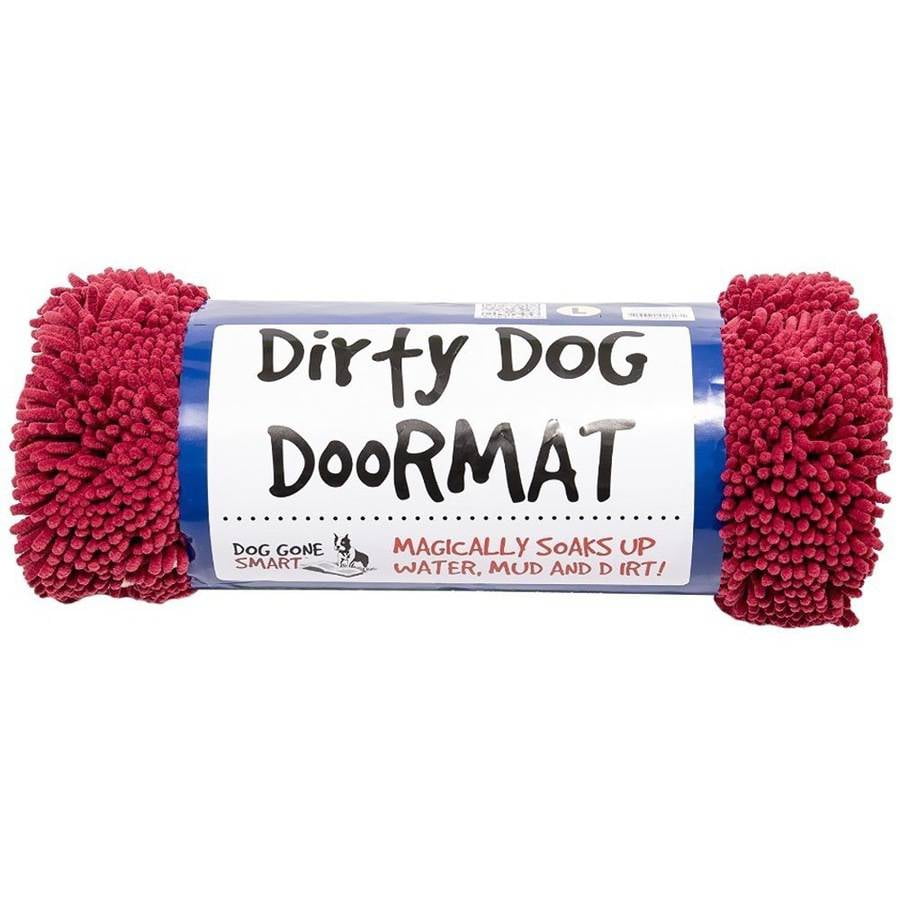 Dirty Dog Doormat Large Maroon Walmart Com
