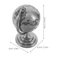 thumbnail image 2 of unbranded Adorno De Globo Vintage Plata Para Escritorio Con Detalles Metálicos Y Rotación, 2 of 8