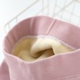 thumbnail image 5 of piuwrlz Kids Winter Plush Pants for Girls Boys Long Thick Velvet Cotton Sweatpants Pink Size 4 Years, 5 of 5