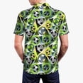 thumbnail image 4 of Daiia Football Doodle Pattern Men’s Polo Shirts,Solid Deck Shirt,Classic Fit, Breathable Cotton Polo for Casual and Sport Wear-, 4 of 9