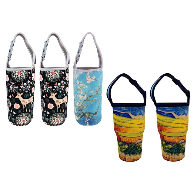 5pcs 30 Tumbler Carrier Holder Funda para ciclismo al aire libre Taza de café Zulema none