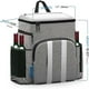 thumbnail image 3 of Mochila térmica aislada - Mantiene 54 latas frías hasta 24 horas - Bolsa térmica suave impermeable y a prueba de fugas - Mochila térmica térmica - Mochila para el almuerzo. Afortunado Sencillez, 3 of 5