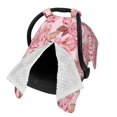 thumbnail image 2 of Balery Rose Flowers Printed Nursing Cover Breastfeeding Scarf - Baby Car Seat Covers, Infant Stroller Cover, Carseat Canopy for Girls and Boys, 2 of 9