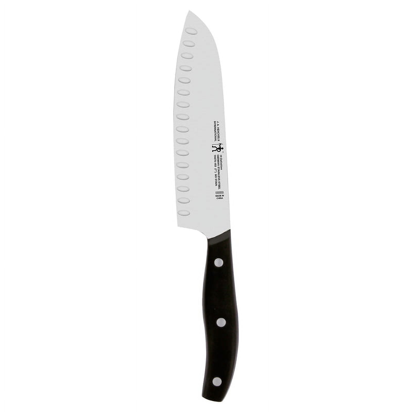 J.A. Henckels International Definition 7" Hollow Edge Santoku Knife