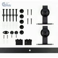 thumbnail image 2 of Lubann J-Style Top Mount Sliding Wood Track Kit Barn Door Hardware, 2 of 6