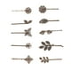 thumbnail image 1 of EeaseMX 10 pinzas para el pelo vintage con diseño de hojas y flores, horquillas, pasadores y accesorios para el cabello (diseños variados), 1 of 7