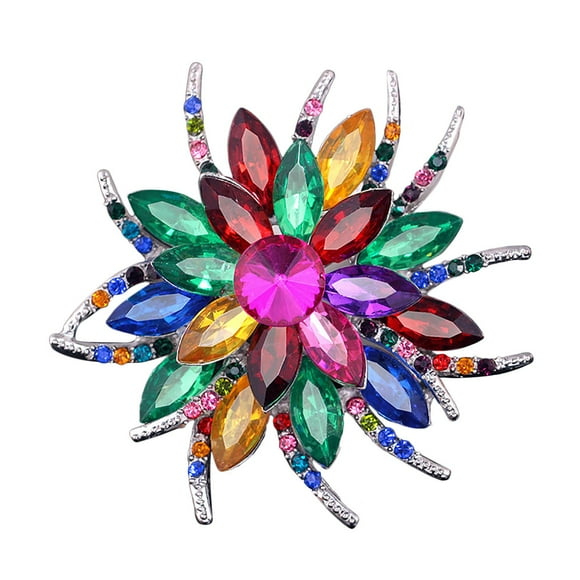 Hearth & Gear Bouquet de Fleurs en Plaqué Or Trois Couleurs Foulard Épingle & Broche Bracelet Élastique pour Fabrication de Bijoux Breloques pour Fabrication de Boucles d'Oreilles Cordon Extensible pour Fabrication de Bracelet Perles de Pierre pour