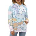 thumbnail image 2 of CINNAMOROLL Hoodie with Pocket Anime for Men Women Couple Gift, 2 of 7