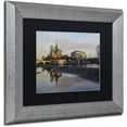 thumbnail image 2 of Trademark Fine Art "Sunrise in Notre Dame de Paris" Canvas Art by Mathieu Rivrin, Black Matte, Silver Frame, 2 of 4
