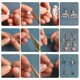 thumbnail image 4 of 1 caja de 600 piezas de 8 estilos de 30 mm, 40 mm y 50 mm, alfileres de cabeza surtidos, alfileres de bola de acero inoxidable y alfileres de ojo., 4 of 9