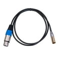 thumbnail image 1 of XLR Male to XLR Female to Patch Cable for BMPCC 4k Handheld 4K Camera 4k Video Help Audio Replacement Cable - 1m, 1 of 8